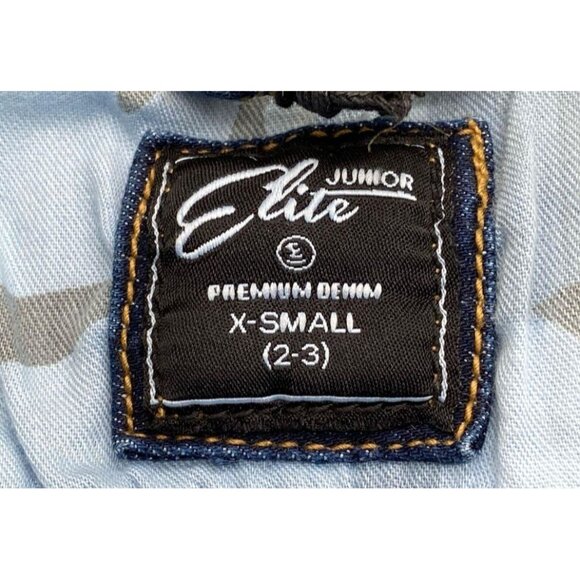 Elite Junior Boy's Premium Denim Jacket X-Small‎ (2-3) NWT - Picture 9 of 10